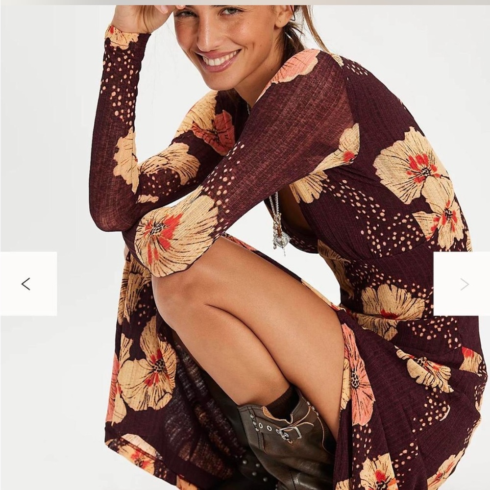 NWOT! Free People Cali Midi Dress - Picture 2 of 14